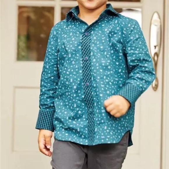 Matilda Jane JACK FROST Shirt Holiday Print - Picture 2 of 7